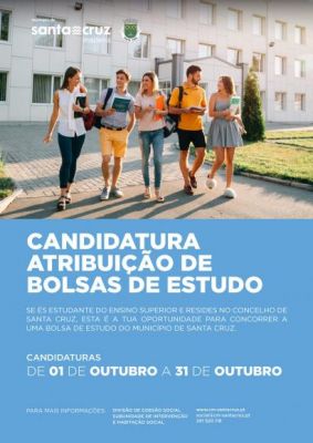 Candidatura Atribuição  de Bolsas de Estudo | Santa Cruz