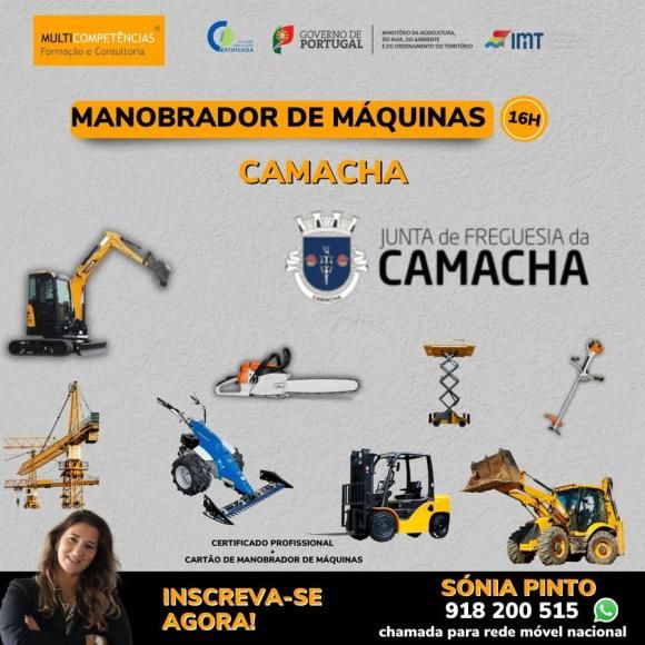 Curso Manobrador de Máquinas | Abril e Maio 2023