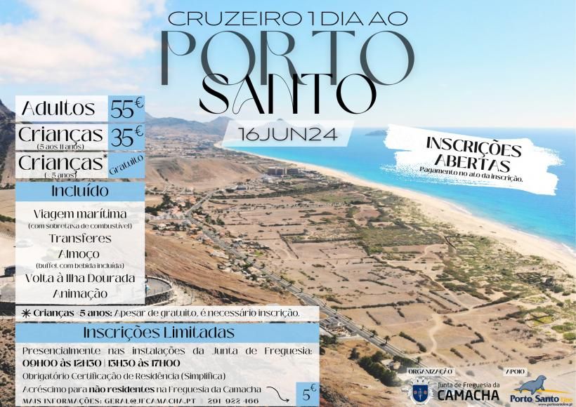 Cruzeiro de 1 dia ao Porto Santo | 2024