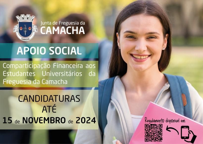 Comparticipação financeira aos estudantes universitários da Camacha | 2024