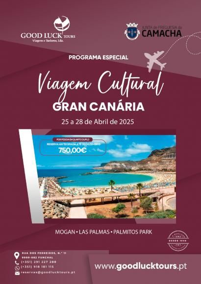 Viagem Cultural - Gran Canária | 2025